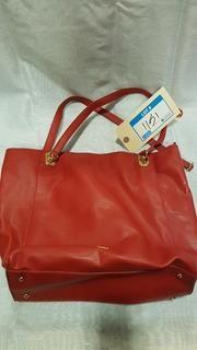Ralph Lauren Ladies Handbag - Red - Screw missing on Strap