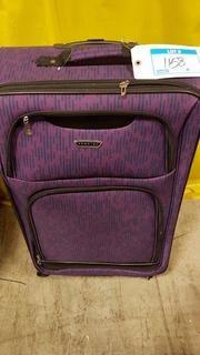 Prodigy - Forest Park - 3 pc luggage Set - Purple Pattern Spinner
