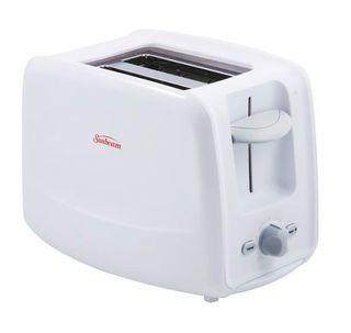 Sunbeam 2 Slice Toaster with Retractable Cord, White