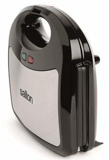 Salton SM1543 3-in-1 Grill Sandwich Maker/Waffle Baker, Stainless Steel