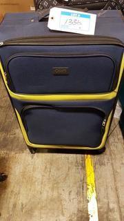 Chaps RL - 3pc Spinner Luggage - Blue/Yellow