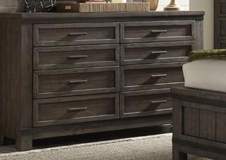 Liberty Furniture Thornwood Hills 8 Drawer Dresser-759-BR31