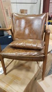 Harmony Armchair-Brown-Leather