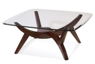 Thoroughly Modern Gillian Square Cocktail Table by Bassett Mirror