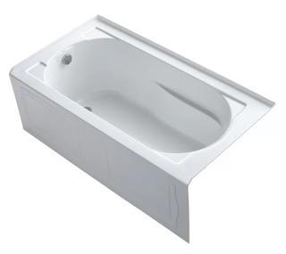 Kohler-Devonshire tub 60" x 32" Soaking Bathtub-White