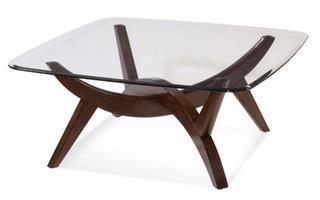 Thoroughly Modern Gillian Square Cocktail Table by Bassett Mirror