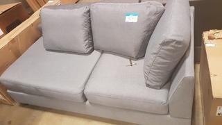 Grey Fabric Sofa-Left Arm Facing Missing!!!