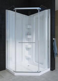 Mirolin Sorrento 38-Inch Acrylic Neo-Angle Shower Stall Only