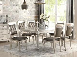 Blumer Silver 7 Piece Dining Set
