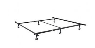 Corliving Adjustable Queen or King Metal Bed Frame-(BAL-201-F)
