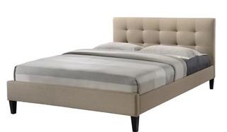 World Menagerie Halie Upholstered Platform Bed (WRMG5601_30978568_30978567) - King - Taupe/Grey