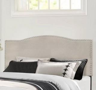 Willa Arlo Interiors Upholstered Panel Headboard (WRLO6196_22797535_22797537) - King - Fog color