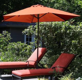 Beachcrest Home Kelton 9' Market Umbrella BCMH1369_26082025) - Burnt Orange