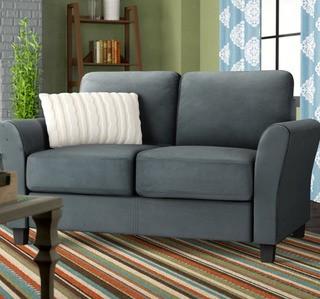 Charlton Home Patricia Loveseat (CHLH5863) - Dk. Grey