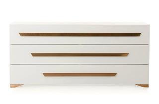 Modrest Romano - Juliet Dresser - 71262 - White /Rose Gold- W66" x D19" x H30"