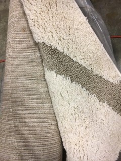 10' x 14' Carpet-Light/Dark Beige Print