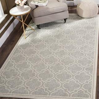 Safavieh - Amherst Collection - AMT412B - 9'x12' Inddor/Outdoor - Grey /Ivory