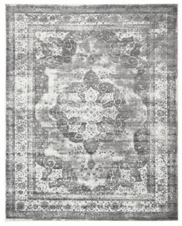 Unique Loom - Sofia - 1434A - Grey - 2'x3'