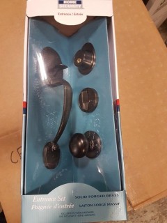 HOME SECURITY ENTRANCE SET IN SOLID FORGED BRASS-CB12-2030