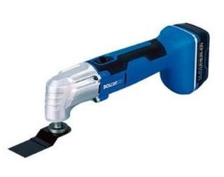 BOLTON PRO 14.4V OSCILATING TOOL WITH ANGLE CUTTING BLADE, SANDER PADS, CUTTER BLADE, SCRAPER & 1/2 ROUND CUTTER BLADE-CB12-2022