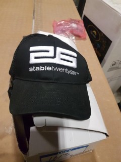 (12) STABLE 26 MESH BACKED BALL CAPS-CB12-2065