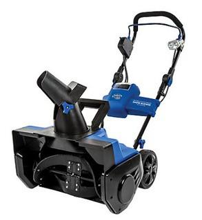 Snowjoe-40 Volt 21" Cordless Snow Blower-Blue