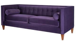 Harcourt Chesterfield Sofa (WRLO1884_22459259)-Royal Purple - No legs !!!
