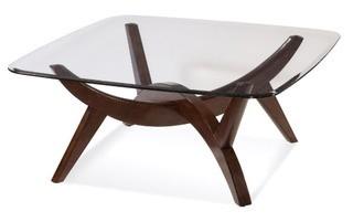 Thoroughly Modern Gillian Square Cocktail Table by Bassett Mirror