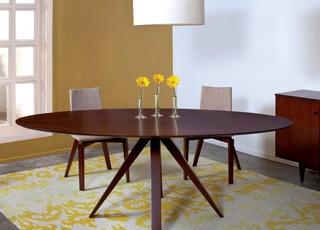 Cullinan Ellipse Solid Wood Dining Table (CSTD7611_28090107_28090108)-Grey