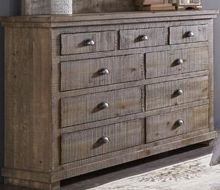 Progressive Furniture Drawer Dresser-Weatherd Grey