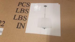 Meridian 4 Light 23 inch Bronze Pendant Ceiling Light, Urban Classic