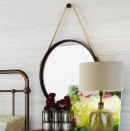 Trent Austin Design Bem Decorative Wall Mirror (TRNT4410)-Mirror 25'' H x 20'' W