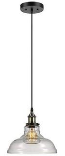 Latiya 1-Light Hanging Pendant, Bronze