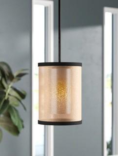 Brayden Studio Dailey 1-Light Cylinder Pendant (BRSD7892)