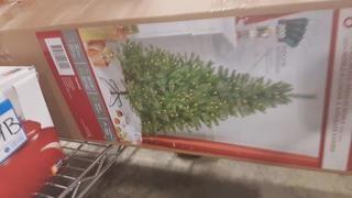 Dans on Design 6' Pre-lit Mixed Needle Noble Pine Tree-200 Clear Lights