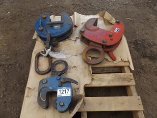 Lot of (3) Steel Clamps