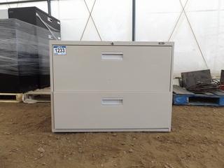 2 Drawer Metal Filing Cabinet