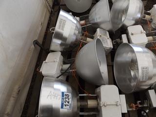 Lot of (4) Mercury  Vapor Lamps