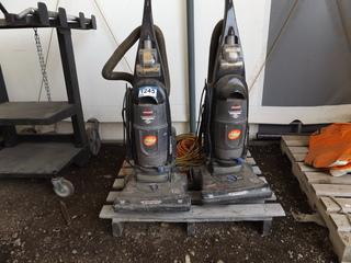 Lot of (2) Bissell Bagless Vacuums & Extension Cords