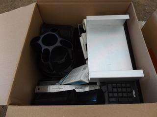 Lot of (2) Boxes of Office Supplies