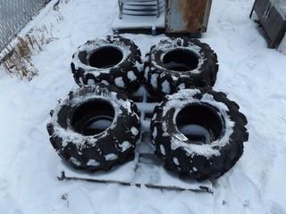 Lot of (4) 25 x 12-1 ITP Mudlite ATV Tires