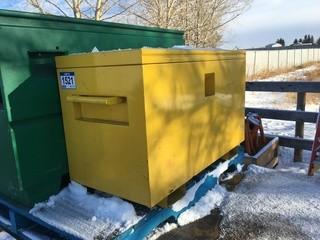Metal Jobsite Tool Box 36'' x 17'' x 20''