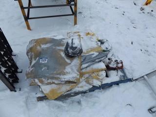 Lot of Miscellaneous Canvas and Polymer Tarps