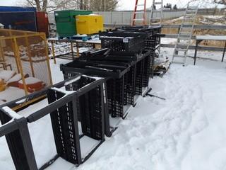 Lot of Plastic Shelving 36'' x  14''