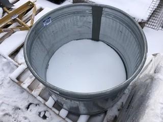 Galvanized Steel Livestock Water Tank 32'' x  24''
