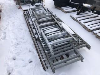 Lot of (3) Roller Conveyors 10'