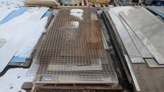 Lot of Stock Metal Screens & Diamond Plate