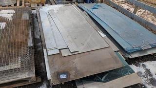 Lot of Stock Metal Screens & Diamond Plate
