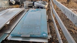 Lot of Stock Plate Steel Assorted Sizes & Gauges