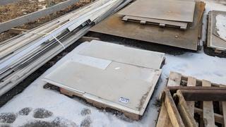 Lot of Stock Plate Steel Assorted Sizes & Gauges